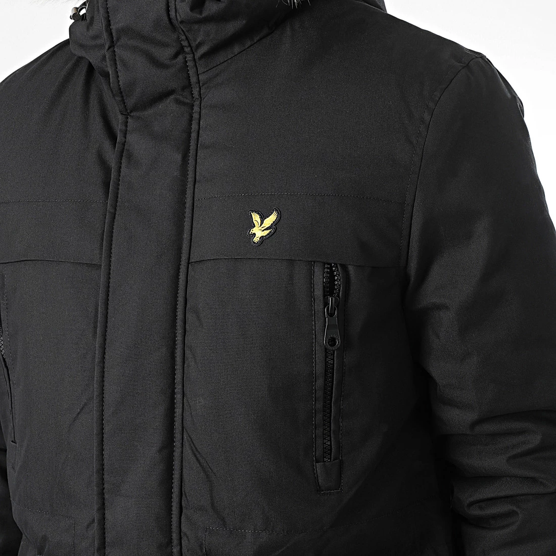 Vente flash ⌛ Parka Capuche Fourrure Winter Weight JK1536V Noir de Lyle And Scott 😉 2 Vente flash ⌛ Parka Capuche Fourrure Winter Weight JK1536V Noir de Lyle And Scott 😉 – Image 2