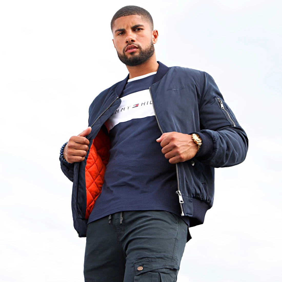 Tout neuf 🥰 Bomber Original Bleu Marine de Bombers Original 😍 5 Tout neuf 🥰 Bomber Original Bleu Marine de Bombers Original 😍 – Image 5