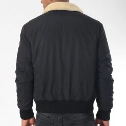 Budget 💯 Bomber Col Mouton Versmold Noir de Bombers Original ✔️ -Tenue De Sport Soldes bombers original 151972 VERSMOLD MEN BLACK 20180823T152707 05