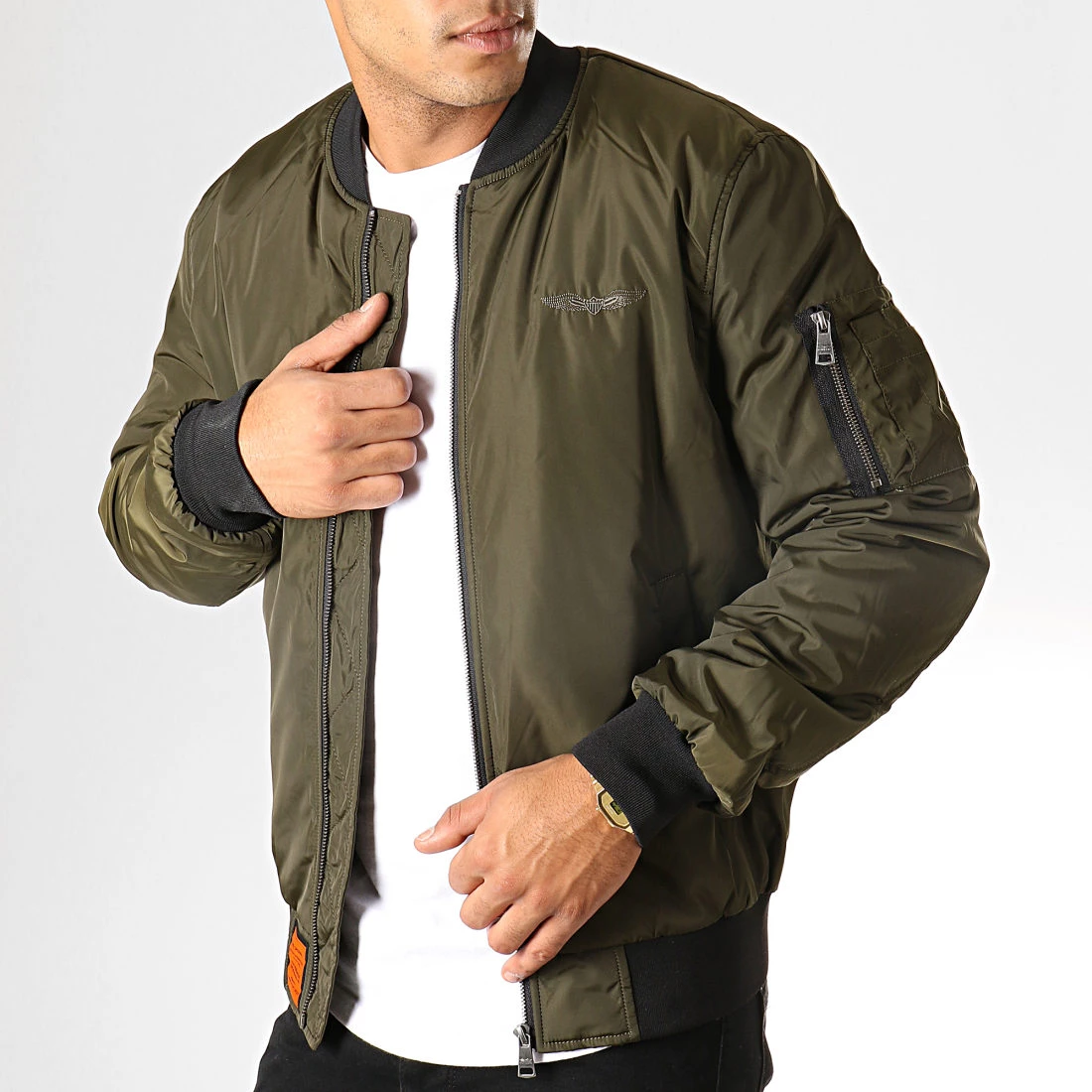 Tout neuf ⌛ Bomber Max Vert Kaki de Bombers Original 🤩 2 Tout neuf ⌛ Bomber Max Vert Kaki de Bombers Original 🤩 – Image 2