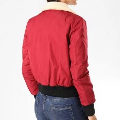 Meilleur prix 🛒 Bomber Femme Barcelone Rouge de Bombers Original 😉 -Tenue De Sport Soldes bombers original 195523 BARCELONE WOMEN RED 20190909T140835 05