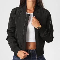 Coupon 🧨 Bomber Femme Max Noir de Bombers Original ⌛