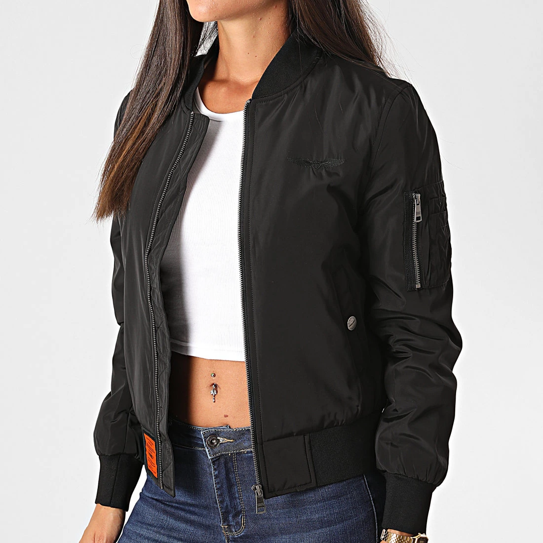 Coupon 🧨 Bomber Femme Max Noir de Bombers Original ⌛ 3 Coupon 🧨 Bomber Femme Max Noir de Bombers Original ⌛ – Image 3