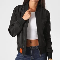 Coupon 🧨 Bomber Femme Max Noir de Bombers Original ⌛ 7 Coupon 🧨 Bomber Femme Max Noir de Bombers Original ⌛ -Tenue De Sport Soldes bombers original 227224 MAX WOMEN BLACK 20200806T113758 04