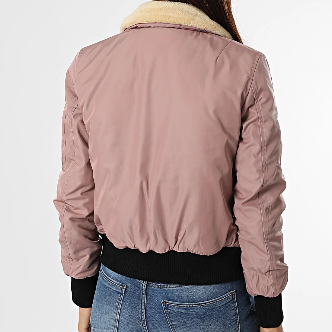 Tout neuf ✨ Bomber Femme Col Mouton Barcelone Rose de Bombers Original 😀 4 Tout neuf ✨ Bomber Femme Col Mouton Barcelone Rose de Bombers Original 😀 – Image 4
