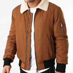 Offres 🔥 Veste Bomber Col Mouton Versmold Camel de Bombers Original 🥰 -Tenue De Sport Soldes bombers original 284348 VERSMOLD MEN CAMEL 20210916T155721 03