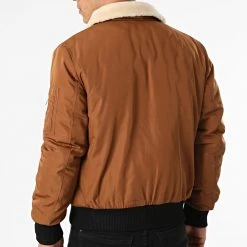 Offres 🔥 Veste Bomber Col Mouton Versmold Camel de Bombers Original 🥰 -Tenue De Sport Soldes bombers original 284348 VERSMOLD MEN CAMEL 20210916T155722 04