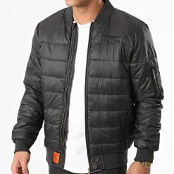 Coupon ⭐ Veste Bomber Dallas Noir de Bombers Original 👍 -Tenue De Sport Soldes bombers original 284382 DALLAS MEN BLACK 20210916T153407 03
