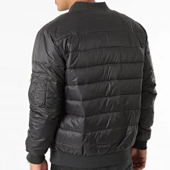 Coupon ⭐ Veste Bomber Dallas Noir de Bombers Original 👍 -Tenue De Sport Soldes bombers original 284382 DALLAS MEN BLACK 20210916T153409 04