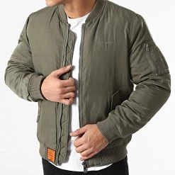 Meilleur prix 💯 Veste Bomber Original Vert Kaki de Bombers Original 🎉