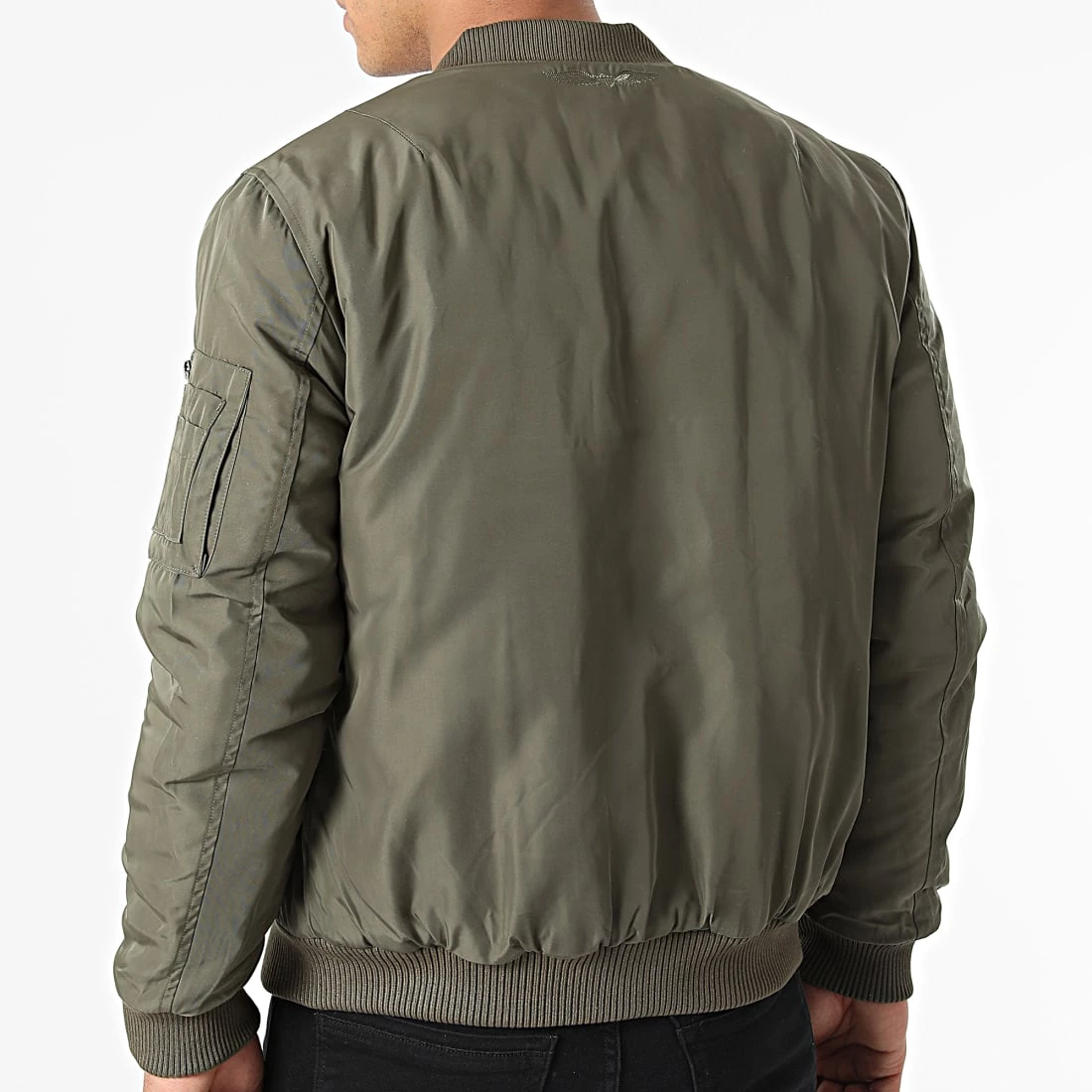 Meilleur prix 💯 Veste Bomber Original Vert Kaki de Bombers Original 🎉 4 Meilleur prix 💯 Veste Bomber Original Vert Kaki de Bombers Original 🎉 – Image 4