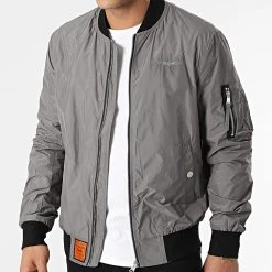 Coupon ⌛ Bomber MA1 Gris de Bombers Original 🌟 -Tenue De Sport Soldes bombers original 311100 MA1 MEN GREY 20220414T161814 03
