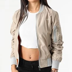 Top 10 🔥 Bomber Femme MA1 Beige de Bombers Original 😀 6 Top 10 🔥 Bomber Femme MA1 Beige de Bombers Original 😀 -Tenue De Sport Soldes bombers original 311174 MA1 WOMEN BEIGE 20220408T145939 03