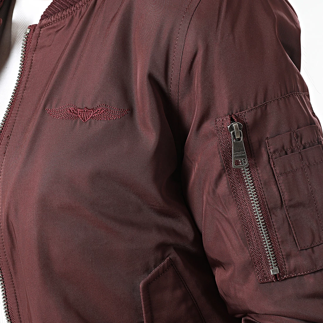 Meilleure vente 💯 Veste Bomber Femme Original Bordeaux de Bombers Original ⌛ 2 Meilleure vente 💯 Veste Bomber Femme Original Bordeaux de Bombers Original ⌛ – Image 2