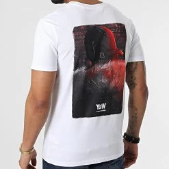 Remise 🧨 Tee 👚 Shirt Recto Verso Blanc de Y et W ✨ -Tenue De Sport Soldes guizmo 305964 GUIZMO TS RECTOVERSO BLC 20220225T121716 04