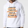Sortie 🛒 Sweat Capuche Gentil Méchant Blanc Orange de Y et W 🤩