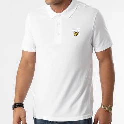 Budget 🌟 Polo Manches Courtes SP1060SP Blanc de Lyle And Scott 🥰