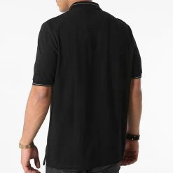 Meilleure affaire 💯 Polo Manches Courtes SP1357V Noir de Lyle And Scott ✔️ -Tenue De Sport Soldes lyle and scott 280988 SP1357V JET BLACK 20210827T121934 04