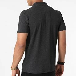 Sortie 🔥 Polo Manches Courtes SP1060SP Gris Anthracite Chiné de Lyle And Scott 🤩 -Tenue De Sport Soldes lyle and scott 280989 SP1060SP TRUE BLACK 20210827T123225 04