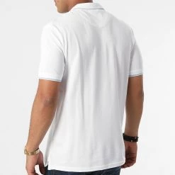 Budget 🤩 Polo Manches Courtes SP1524VOG Blanc de Lyle And Scott ⌛ -Tenue De Sport Soldes lyle and scott 281013 SP1524VOG WHITE LIGHT 20210827T121630 04