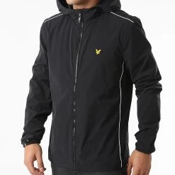Sortie 😍 Veste Zippée Capuche JK1485SP Noir de Lyle And Scott 🔥