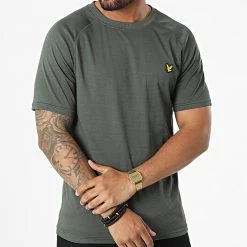 Meilleure affaire 🛒 Tee 👕 Shirt TS1270SPC Vert Kaki de Lyle And Scott 😀 -Tenue De Sport Soldes lyle and scott 327783 TS1270SPC CACTUS GREEN 20220713T151922 03