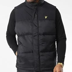 Meilleure affaire 🥰 Doudoune Sans Manches Wadded Noir de Lyle And Scott 🎉