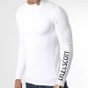 Bon marché 🌟 Tee 👚 Shirt Manches Longues Tech Baselayer BL1180GC Blanc de Lyle And Scott 🛒