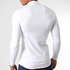 Bon marché 🌟 Tee 👚 Shirt Manches Longues Tech Baselayer BL1180GC Blanc de Lyle And Scott 🛒 -Tenue De Sport Soldes lyle and scott 342629 BL1180GC WHITE 20221017T155102 04