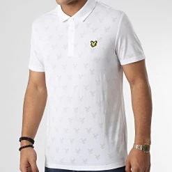 Meilleure affaire 💯 Polo Manches Courtes SP1562G Blanc de Lyle And Scott ✨