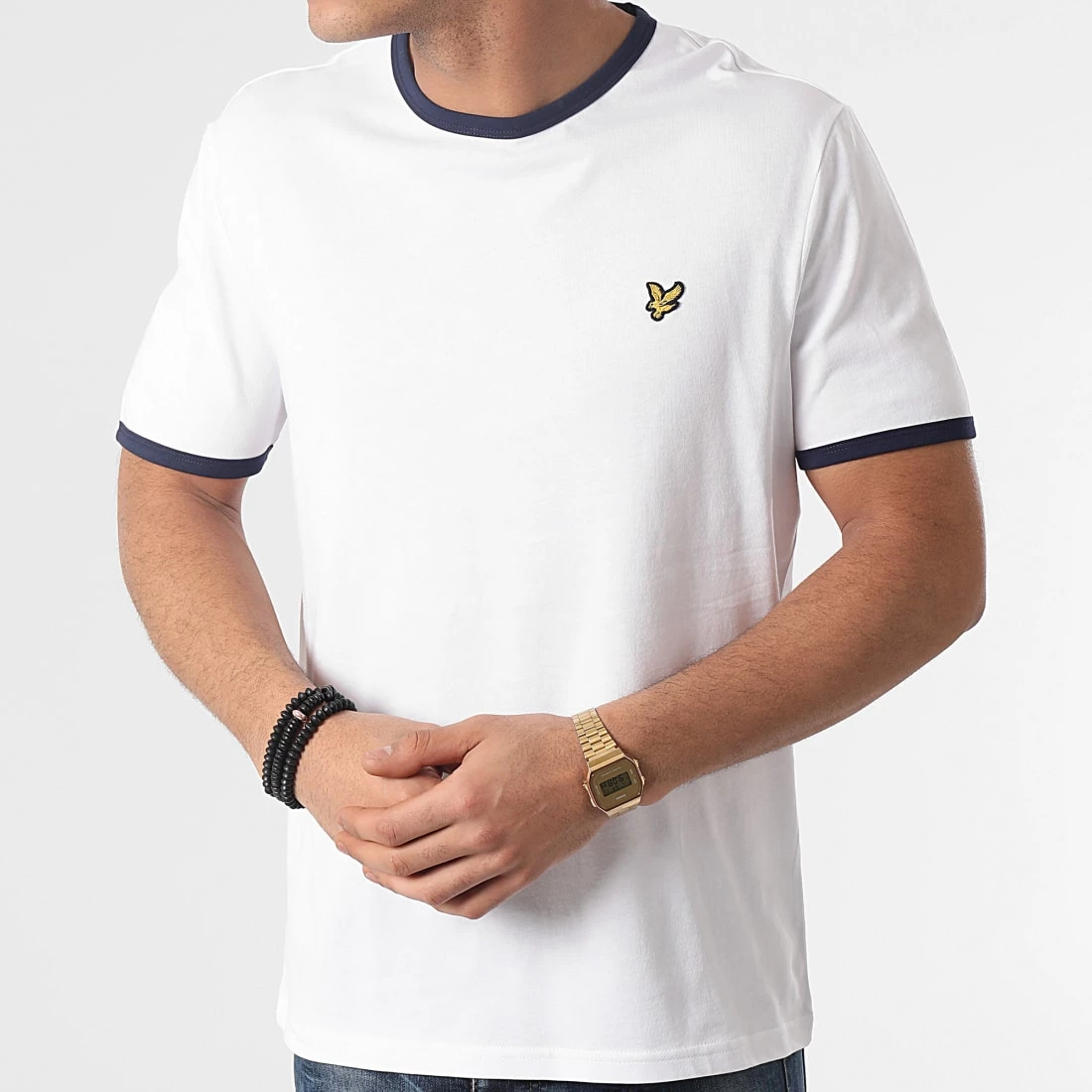 Top 10 ⌛ Tee 👕 Shirt TS705V Blanc de Lyle And Scott 😍 3 Top 10 ⌛ Tee 👕 Shirt TS705V Blanc de Lyle And Scott 😍 – Image 3