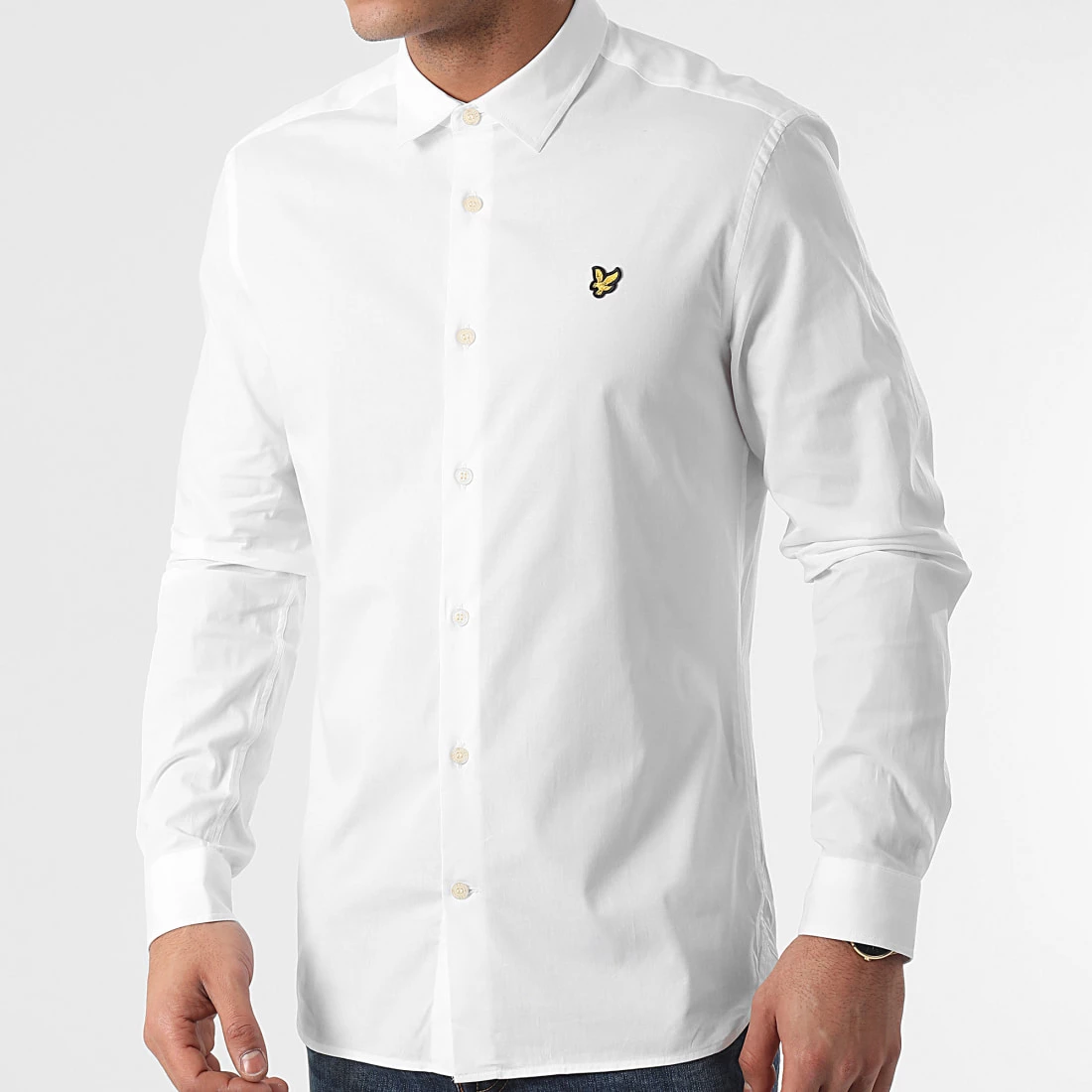 Bon marché 🤩 Chemise Manches Longues LW1115V Blanc de Lyle And Scott ✨ 1 Bon marché 🤩 Chemise Manches Longues LW1115V Blanc de Lyle And Scott ✨