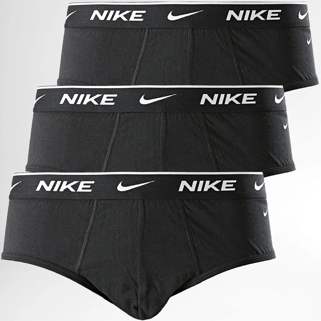 Remise 👍 Lot De 3 Slips Everyday Cotton Stretch KE1006 Noir de Nike 🔥 1 Remise 👍 Lot De 3 Slips Everyday Cotton Stretch KE1006 Noir de Nike 🔥