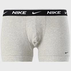 Grosses soldes 🌟 Lot De 3 Boxers Everyday Cotton Stretch KE1008 Noir Gris Chiné Blanc de Nike 👍 -Tenue De Sport Soldes nike 235904 KE1008 MP1 20201002T161337 03