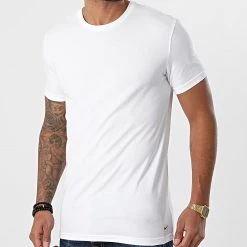 Budget 🤩 Lot De 2 Tee 👚 Shirts KE1010 Blanc de Nike 🔔 -Tenue De Sport Soldes nike 241286 KE1010 100 NOOSSS21 20210518T124100 02