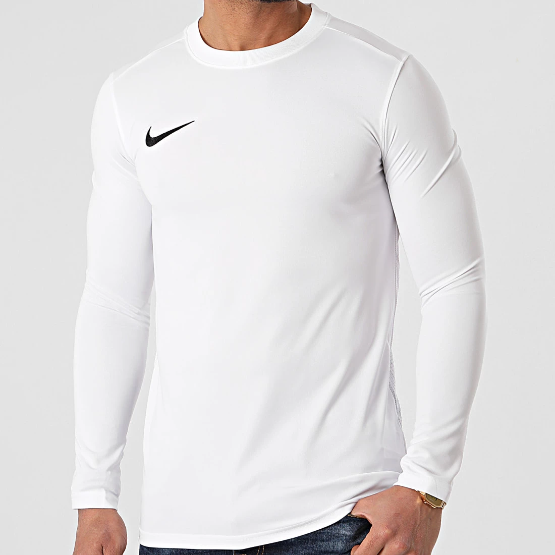 Meilleure vente 🛒 Tee 👕 Shirt Manches Longues Dri-FIT Blanc de Nike 🔔 3 Meilleure vente 🛒 Tee 👕 Shirt Manches Longues Dri-FIT Blanc de Nike 🔔 – Image 3
