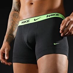 Meilleure affaire 🤩 Lot De 3 Boxers Everyday Cotton Stretch KE1008 Noir de Nike 🥰 -Tenue De Sport Soldes nike 289015 KE1008 M18 20211112T074601 06