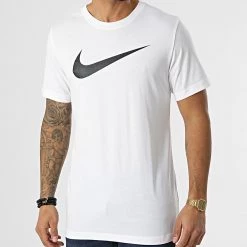 Coupon ✨ Tee 👕 Shirt Big Logo Blanc de Nike 🧨