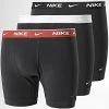 Le moins cher 😀 Lot De 3 Boxers Everyday Cotton Stretch KE1007 Noir de Nike ⌛