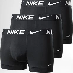 Acheter 🛒 Lot De 3 Boxers Dri-FIT Essential Micro KE1157 Noir de Nike ⭐