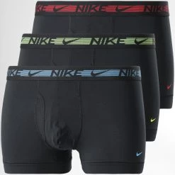 De gros 🎉 Lot De 3 Boxers Dri-FIT Ultra Stretch Micro KE1152 Noir de Nike 😀