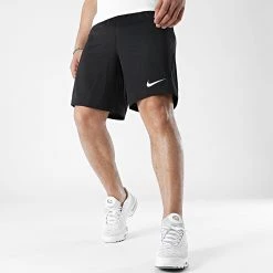Meilleur prix 🎉 Short Jogging Dri-FIT Noir de Nike ⌛ -Tenue De Sport Soldes nike 309623 BV6855 010 20220325T084436 03