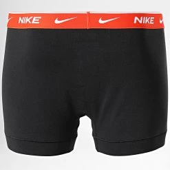 Promo 🛒 Lot De 2 Boxers Everyday Cotton Stretch KE1085 Orange Noir de Nike 🤩 -Tenue De Sport Soldes nike 321422 KE1085 25Y 20220527T120404 04