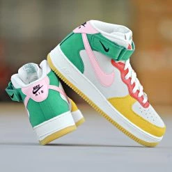 Remise 🧨 Baskets Air Force 1 Mid NH DR0158 Coconut Milk Bleached Coral de Nike 🛒 -Tenue De Sport Soldes nike 325328 DR0158 100 20220706T145413 05