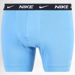 Nouveau 🛒 Lot De 3 Boxers KE1007 Noir Bleu Gris de Nike 🎁 -Tenue De Sport Soldes nike 326092 KE1007 9JI 20220701T140921 03
