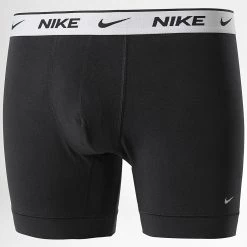 Vente flash 🌟 Lot De 3 Boxers KE1007 Noir de Nike 😉 -Tenue De Sport Soldes nike 329337 0000KE1007 2ND 20220726T161307 03