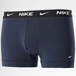 Meilleure vente 🔥 Lot De 3 Boxers Every Cotton Stretch KE1008 Bleu Marine Bordeaux de Nike 🧨 -Tenue De Sport Soldes nike 329351 0000KE1008 54K 20220726T161503 04