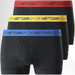 Remise 🔥 Lot De 3 Boxers Dri-FIT Ultra Stretch Micro KE1152 Noir de Nike 🥰