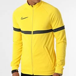 Vente flash 👏 Veste Zippée Dri Fit Jaune de Nike 🥰