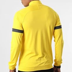 Vente flash 👏 Veste Zippée Dri Fit Jaune de Nike 🥰 -Tenue De Sport Soldes nike 330430 CW6113 719 20220811T150644 04